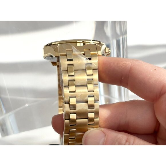 NEW Citizen Eco Drive Men's Peyten Champagne Dial Gold Band Watch BM752-54P 41mm - Picture 10 of 16